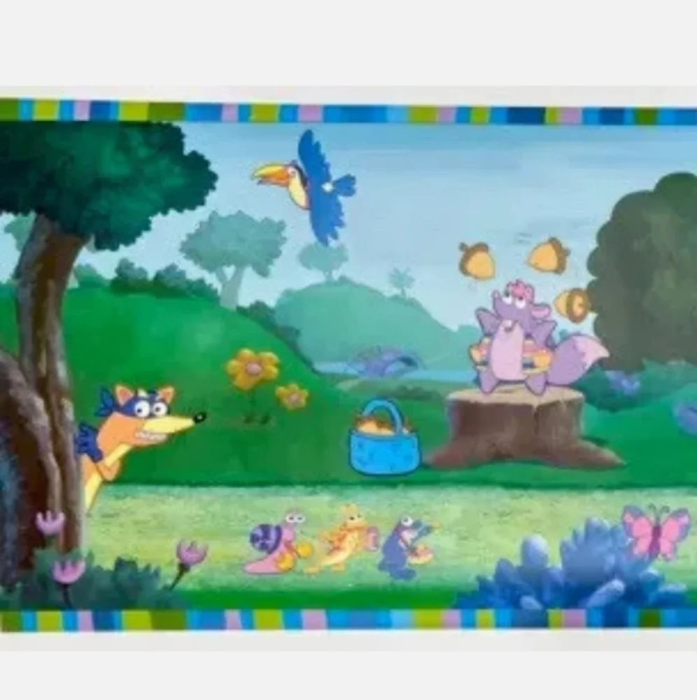 Dora The Explorer Pre-Pasted Wallborder , sku #51998, 10
